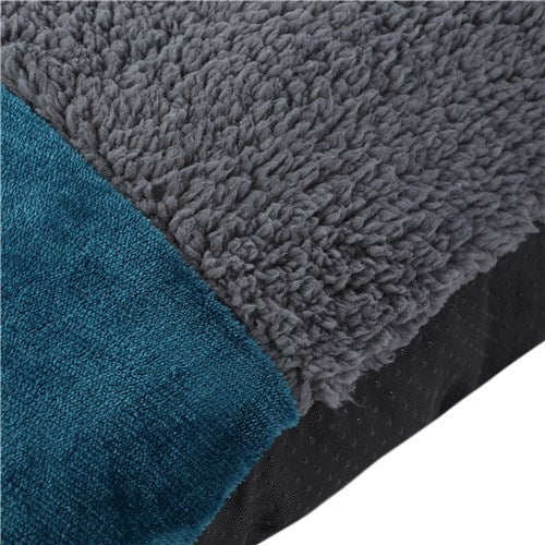 12441-paws-claws-primo-90x60cm-plush-pillow-bed-medium-charcoal-blue