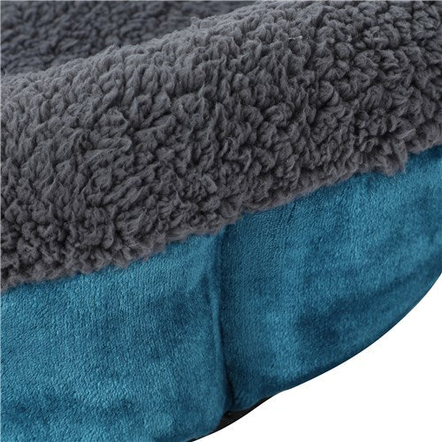 12533-paws-claws-50cm-primo-plush-snuggler-bed-charcoal-blue