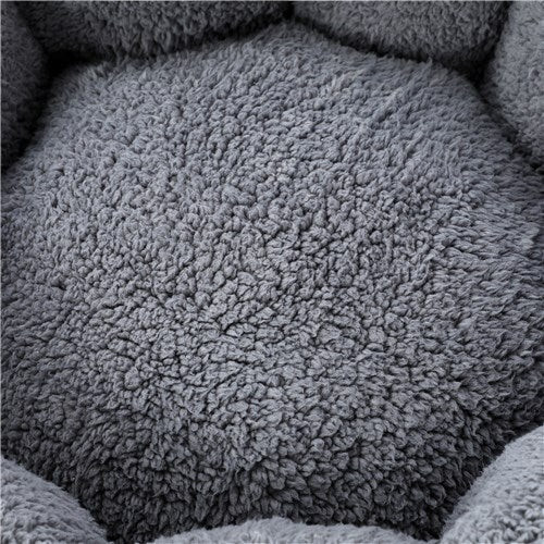 12533-paws-claws-50cm-primo-plush-snuggler-bed-charcoal-blue