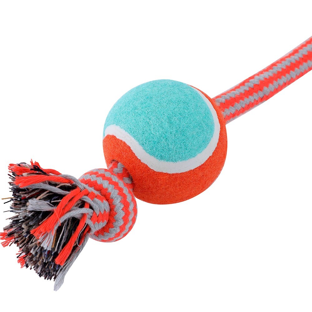 12540-paws-claws-26cm-super-tuggers-tennis-ball-rope