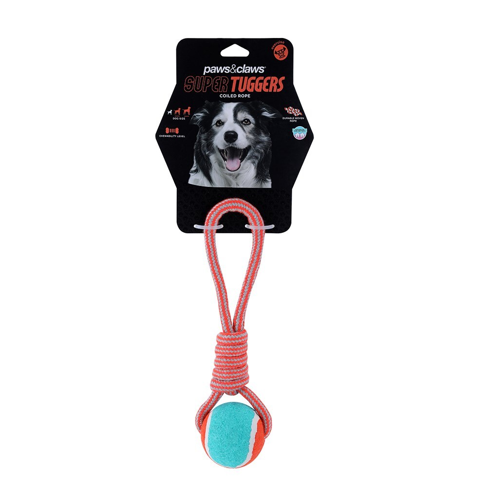 12557-paws-claws-24cm-super-tuggers-coiled-rope-tennis-tugger