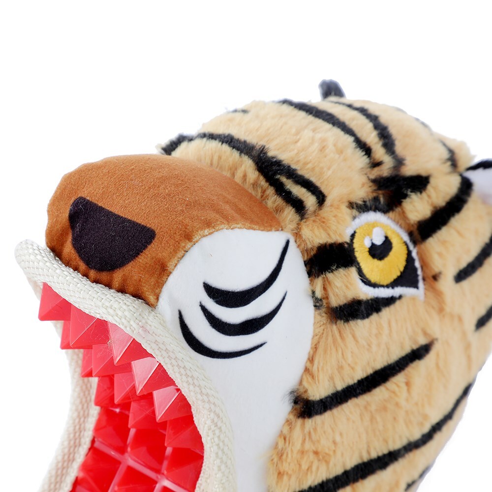 12670-paws-claws-18cm-big-biter-tiger-tpr-plush-pet-dog-toy-w-squeaker