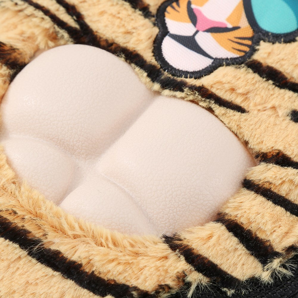 12700-paws-claws-27cm-cool-guy-tiger-tpr-chest-flat-plush-pet-dog-toy