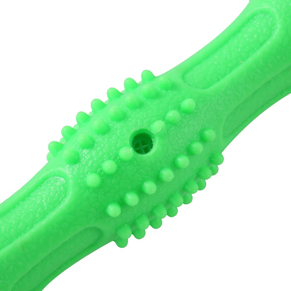 14193-paws-claws-pet-dog-18x4-5cm-tpr-squeaky-throw-stick-green