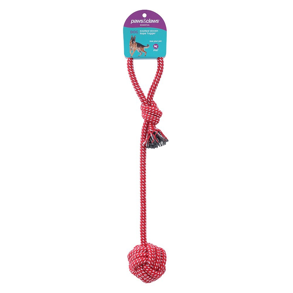 14209-paws-claws-31-41-48cm-knotted-woven-rope-tuggers-dog-toy-assorted