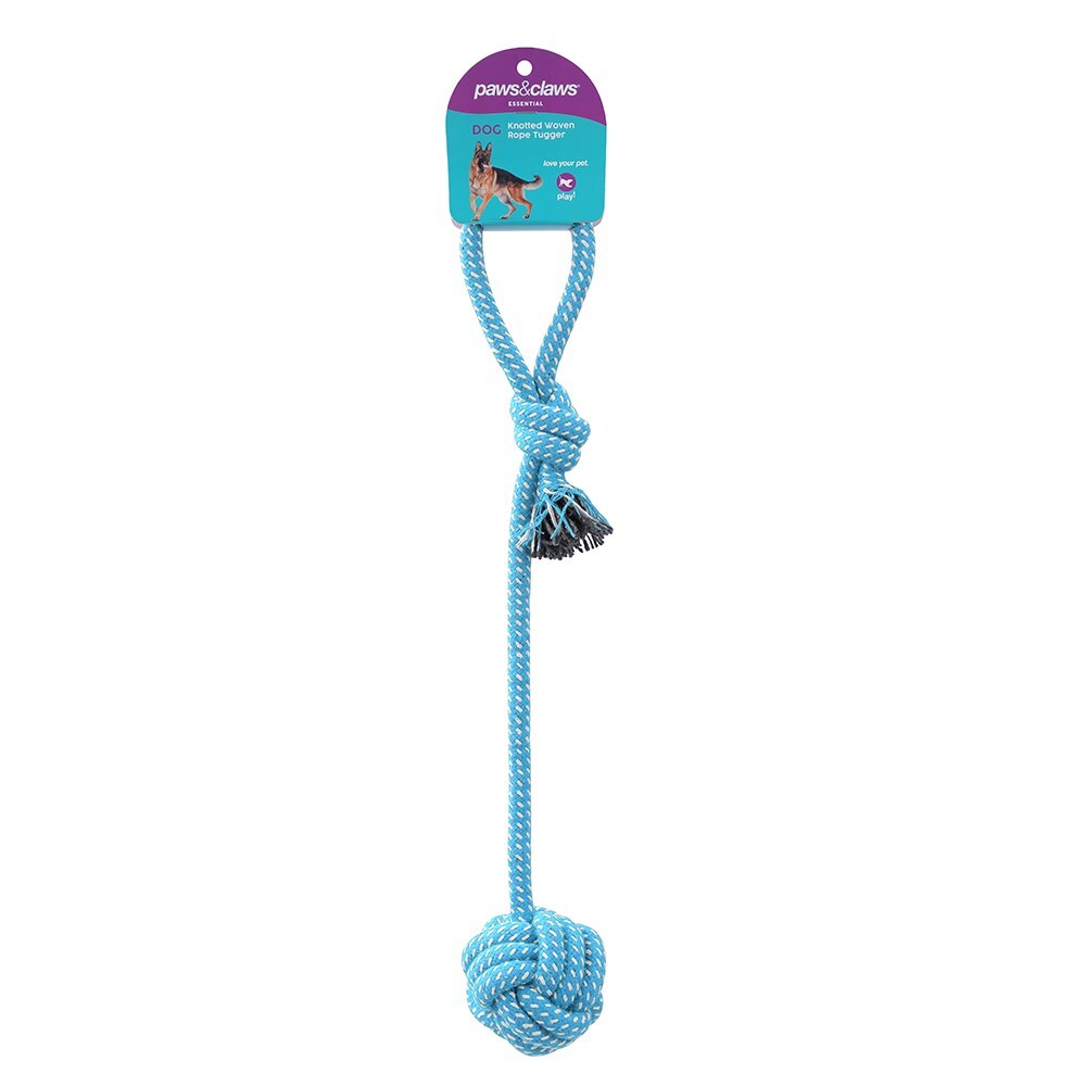 14209-paws-claws-31-41-48cm-knotted-woven-rope-tuggers-dog-toy-assorted