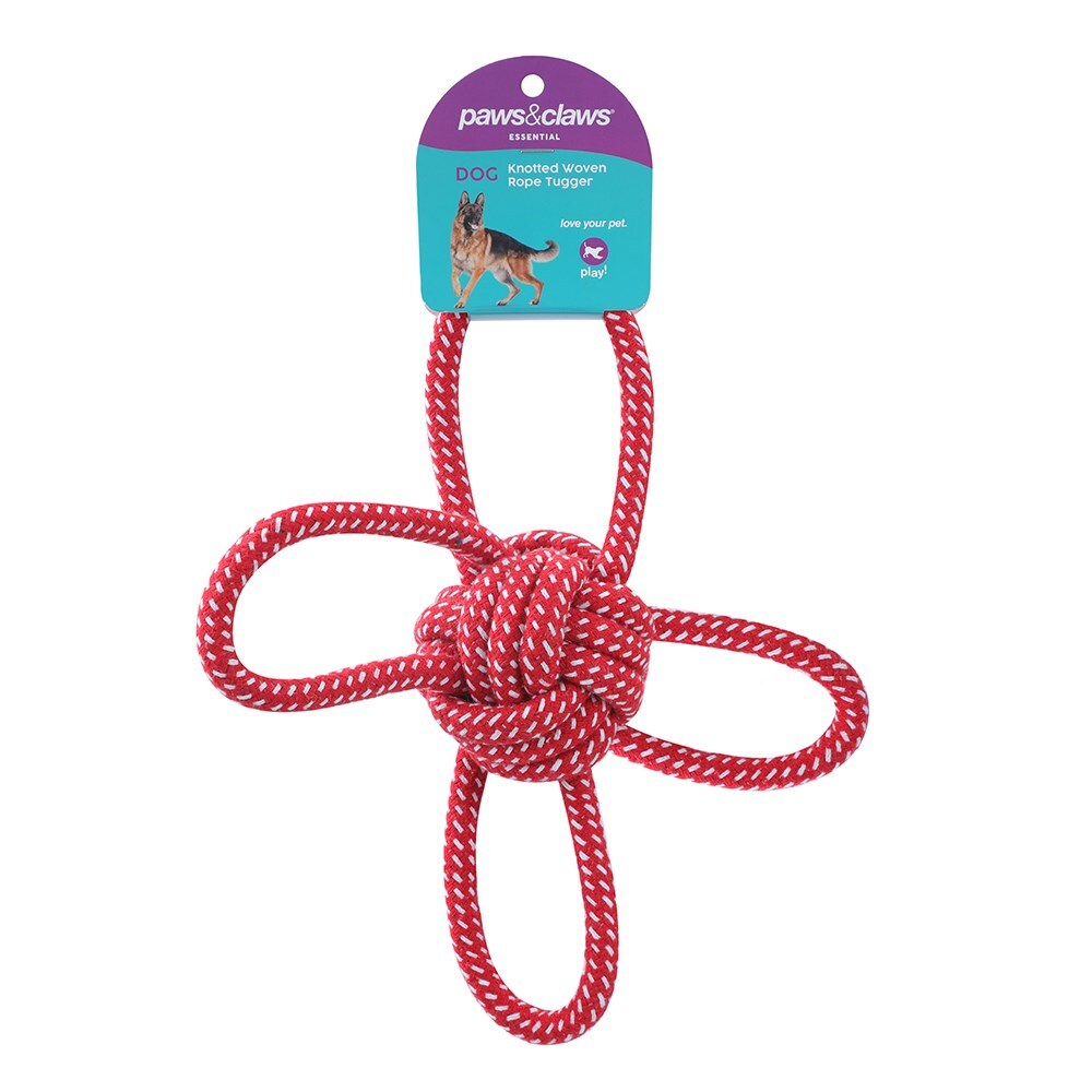 14209-paws-claws-31-41-48cm-knotted-woven-rope-tuggers-dog-toy-assorted