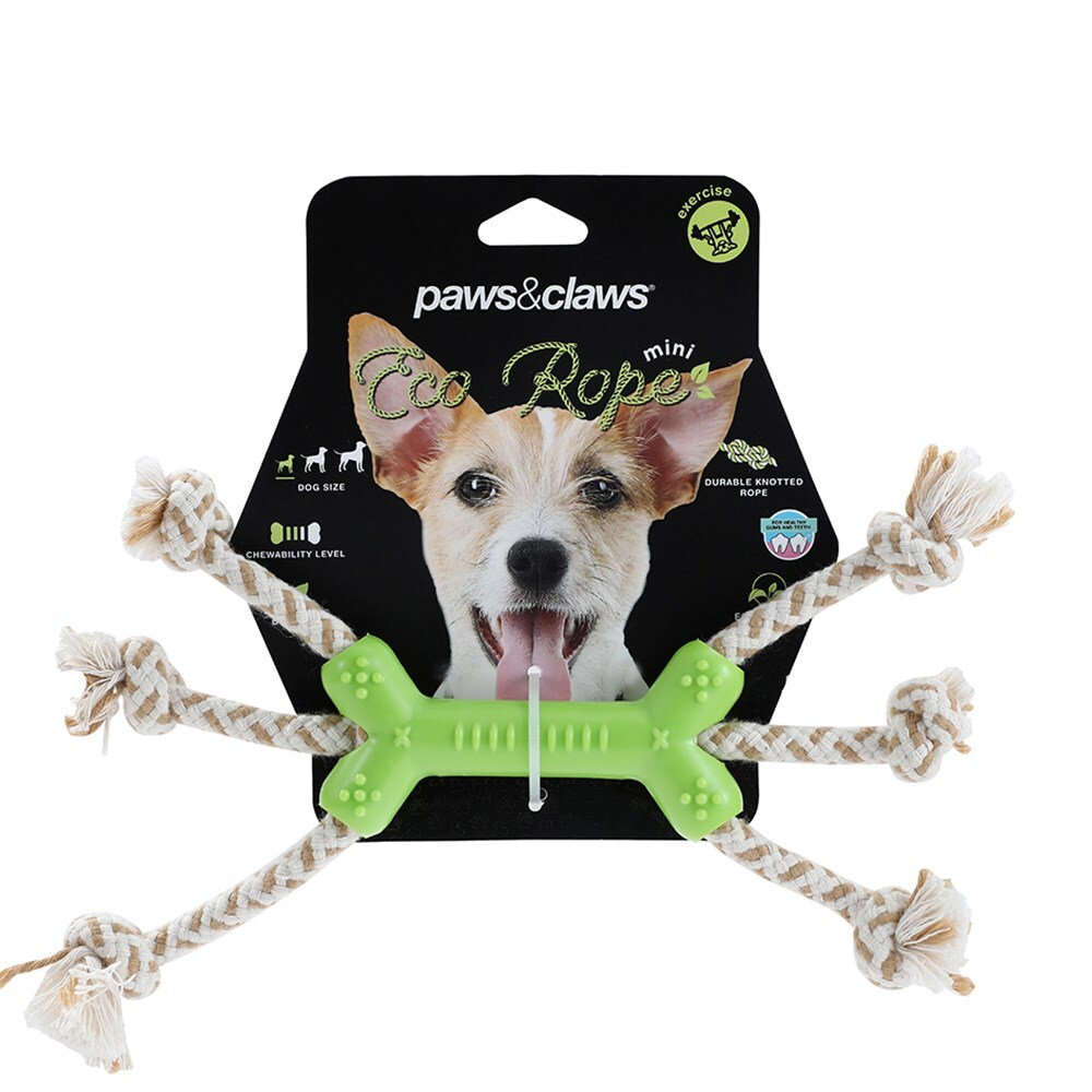 14223-paws-claws-24cm-eco-rope-minis-assorted