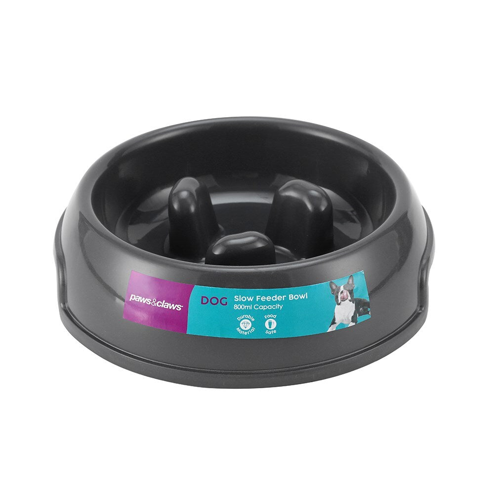 14360-paws-claws-slow-feeder-pet-dog-bowl-18-5x14x5cm