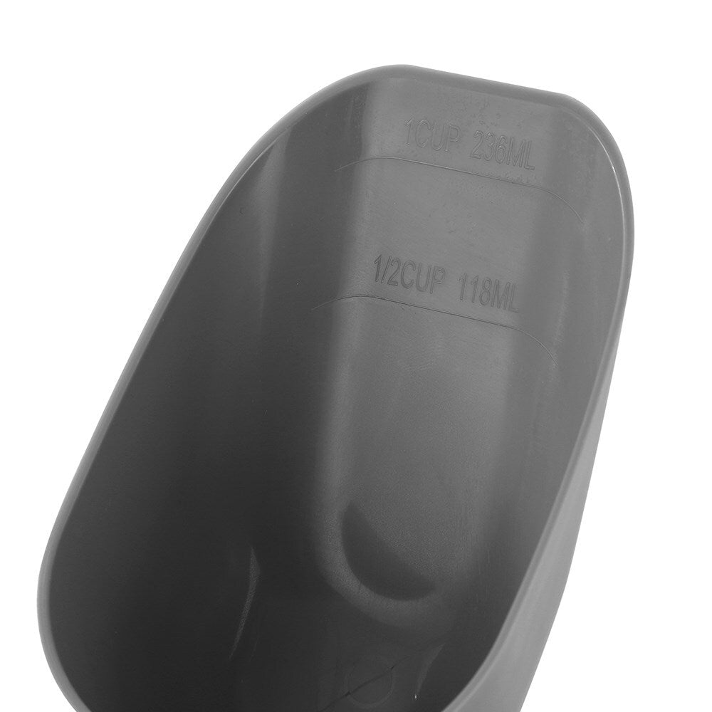 14414-paws-claws-pet-dog-cat-8x23-5cm-food-scoop-grey