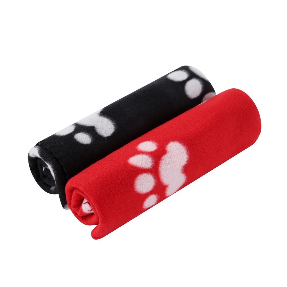 14421-paws-claws-fleece-dog-cat-70x70cm-blanket-assorted