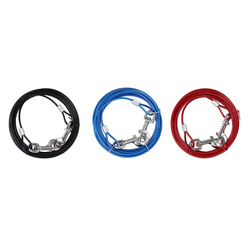 14483-paws-claws-pet-dog-6-1m-tie-out-cable-assorted