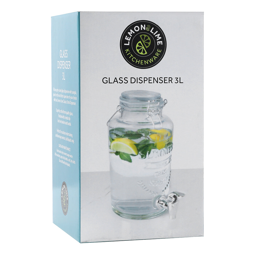 15213-lemon-and-lime-3l-kitchenware-glass-drink-dispenser