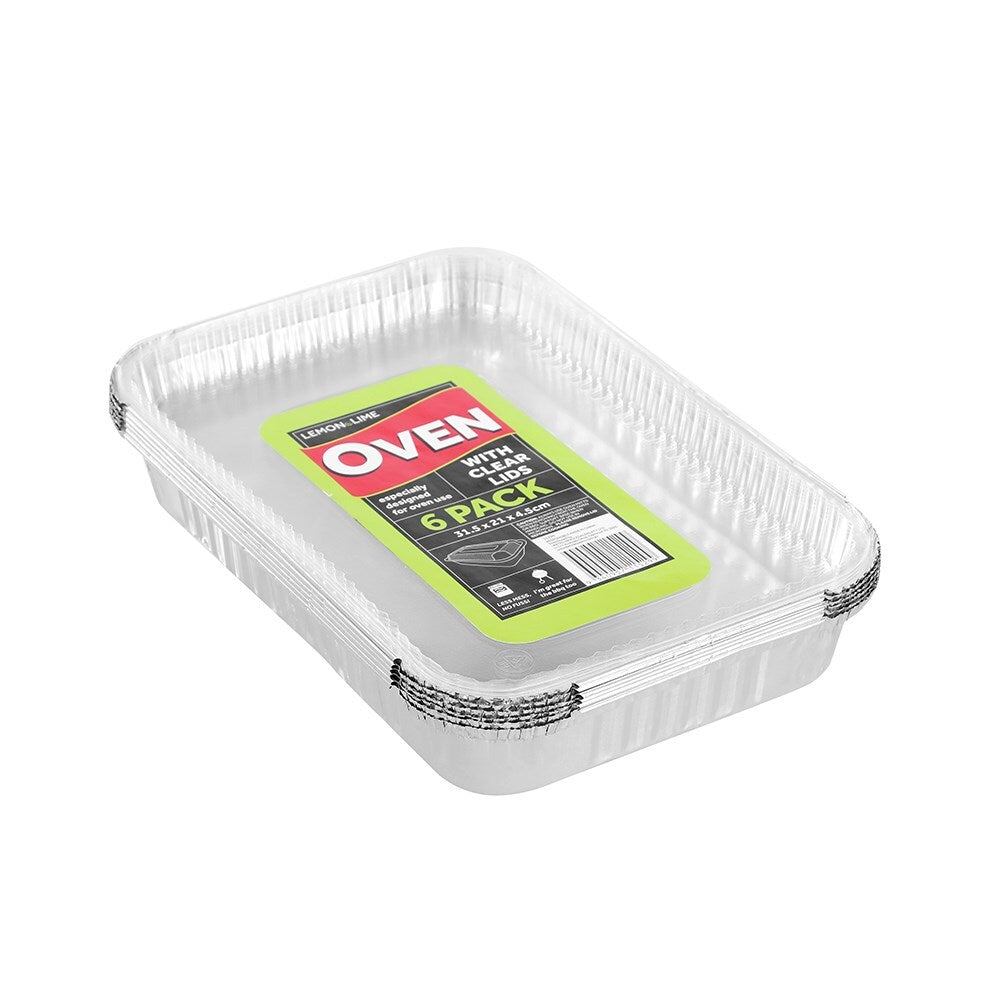 15299-6pc-lemon-lime-31-5x4-5cm-baking-foil-tray-rectangle-w-plastic-lid