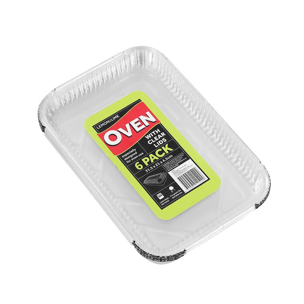 15299-6pc-lemon-lime-31-5x4-5cm-baking-foil-tray-rectangle-w-plastic-lid