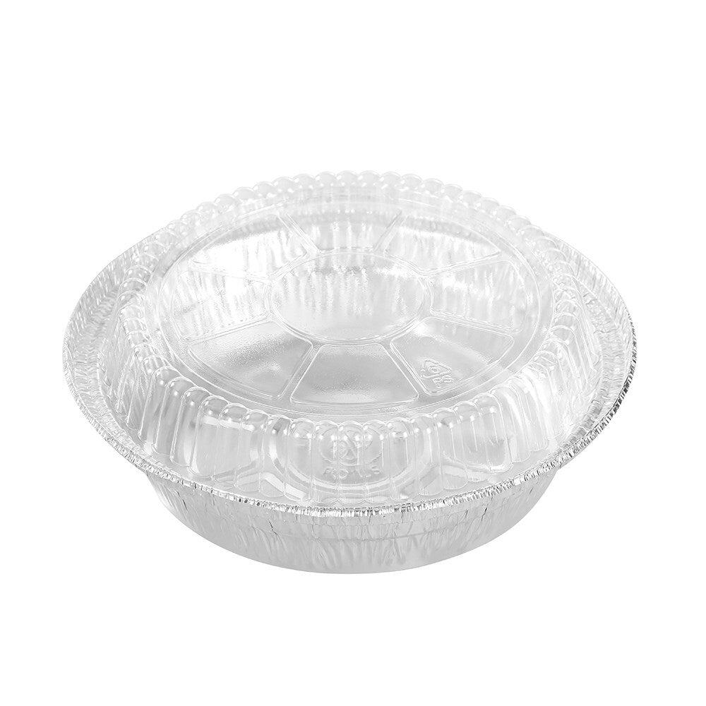 15336-10pc-lemon-lime-18x4cm-baking-foil-tray-round-w-plastic-lid