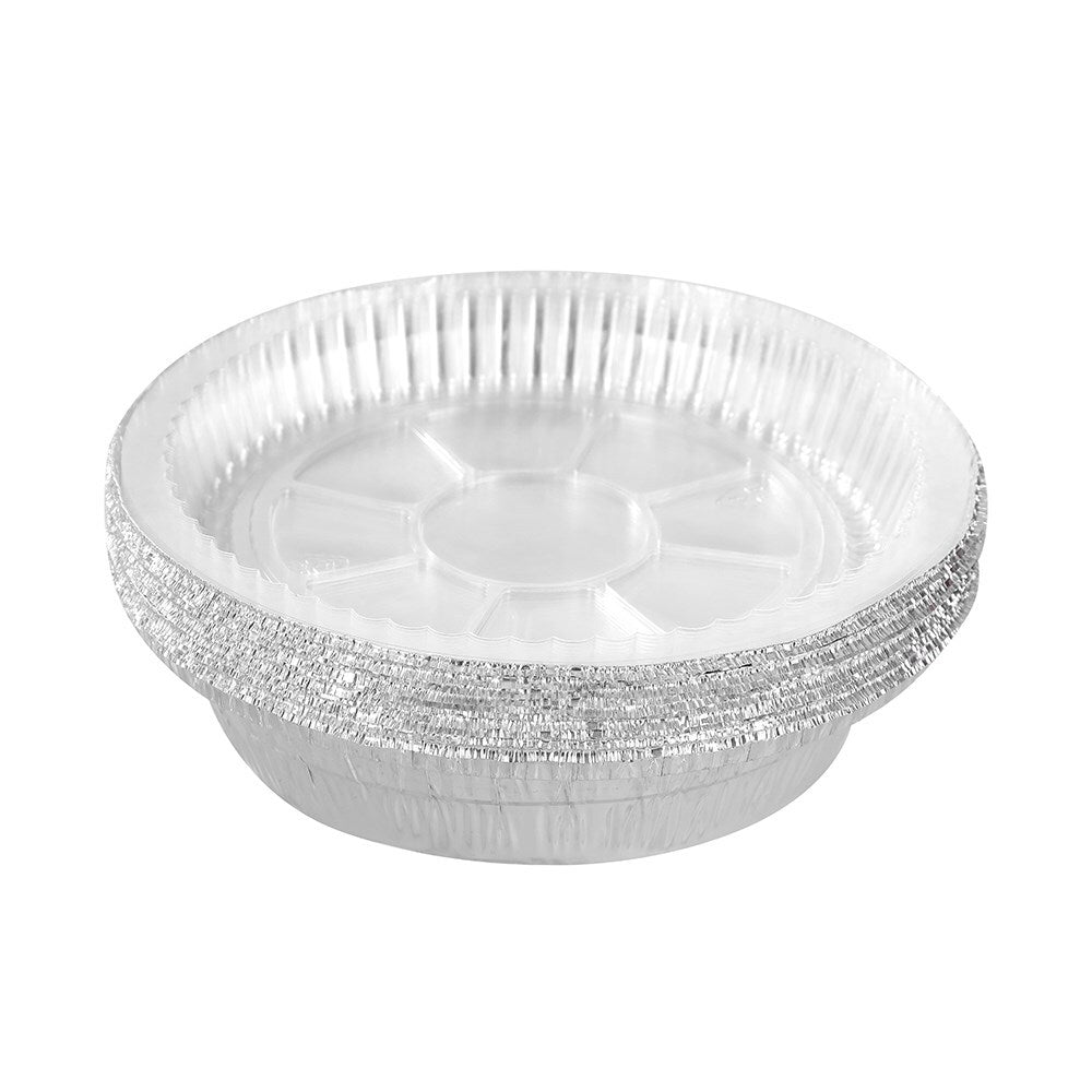 15336-10pc-lemon-lime-18x4cm-baking-foil-tray-round-w-plastic-lid