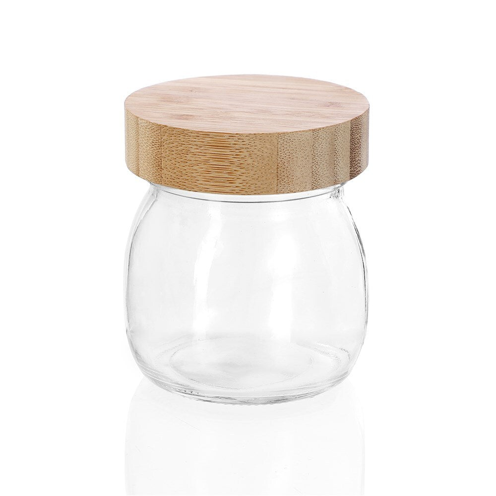 15459-lemon-and-lime-300ml-9-5cm-glass-jar-w-bamboo-lid-clear