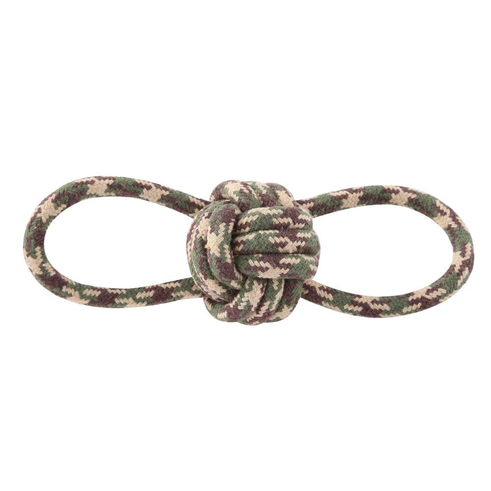 15831-paws-claws-military-22cm-knotted-double-tugger-toy-assorted