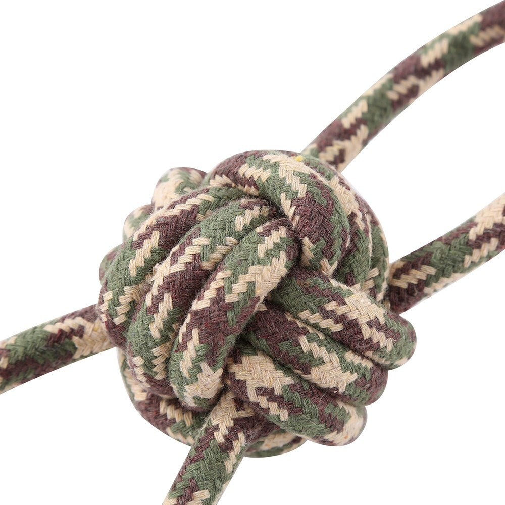 15831-paws-claws-military-22cm-knotted-double-tugger-toy-assorted