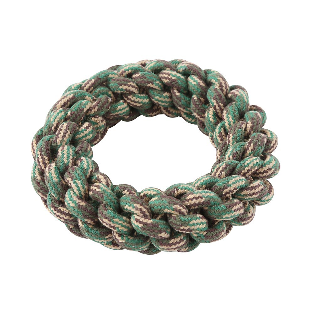 15862-paws-claws-military-20x4cm-braided-ring-tugger-toy-assorted