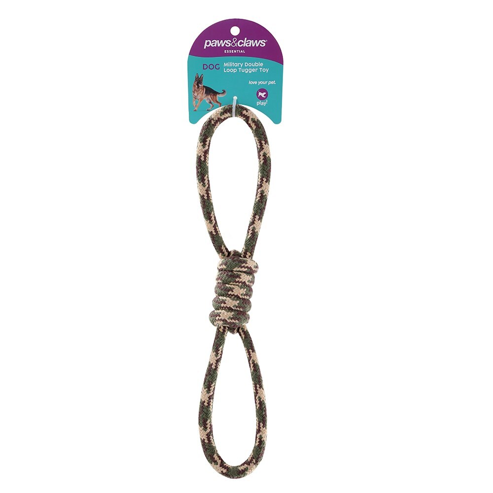 15879-paws-claws-military-37x4cm-double-loop-tugger-toy-assorted