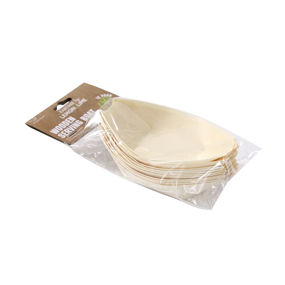 16289-12pc-lemon-lime-eco-wood-11-5x6-5cm-serving-boat