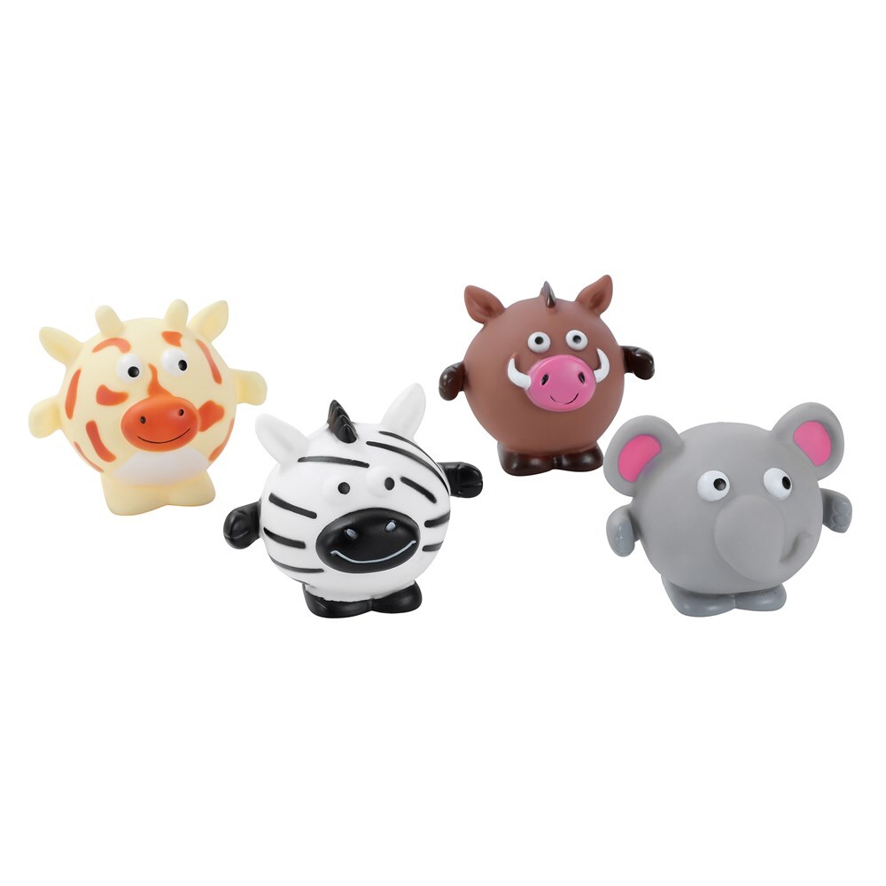 17033-paws-claws-11x9cm-vinyl-zoo-animals-squeaky-pet-dog-toy-assorted