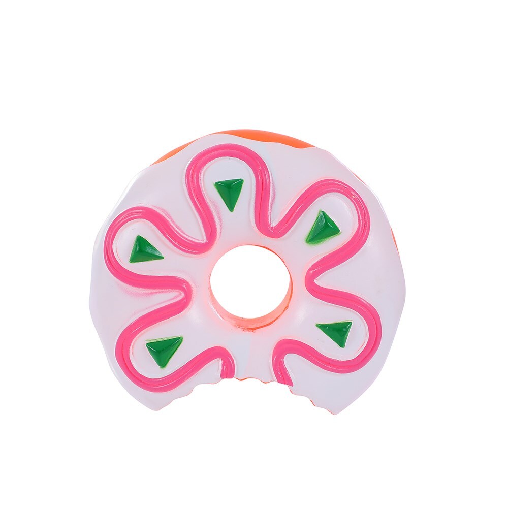 17040-paws-claws-10cm-vinyl-donuts-squeaky-pet-dog-toy-assorted