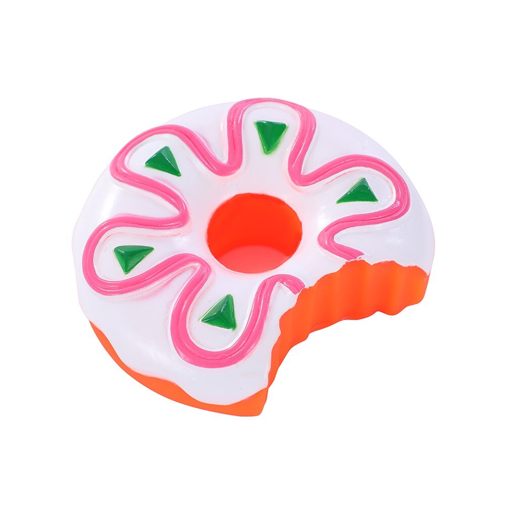 17040-paws-claws-10cm-vinyl-donuts-squeaky-pet-dog-toy-assorted