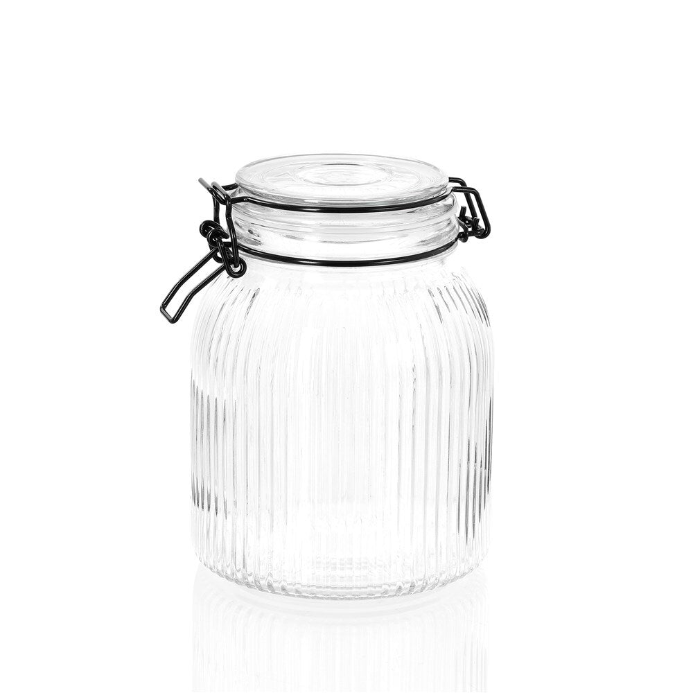 17309-lemon-lime-fido-stripe-1-4l-17-5cm-glass-clip-jar