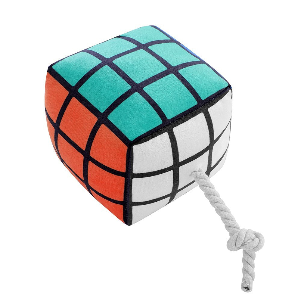 18283-paws-claws-16cm-magic-cube-plush-pet-dog-toy-w-rope-large