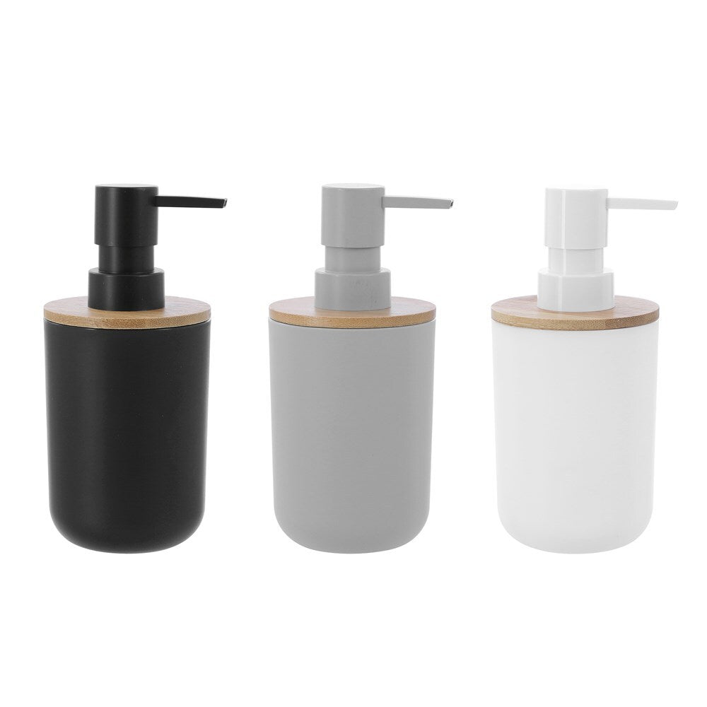 18306-boxsweden-bano-soap-dispenser-330ml-bamboo-top-7-5-x-7-5-x-16cm-assorted