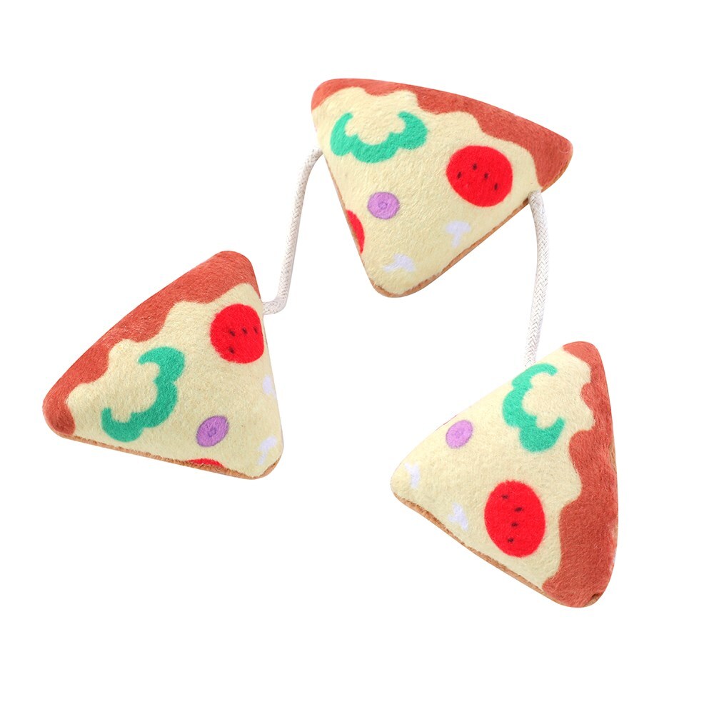 18344-paws-claws-pet-cat-27cm-plush-pizza-dangler-toy-w-crinkle-catnip