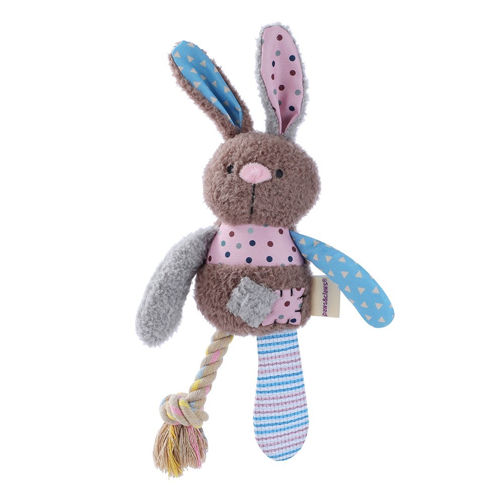 18467-paws-claws-patchy-pals-plush-rope-rabbit-pet-dog-toy-rope-32x17x6cm
