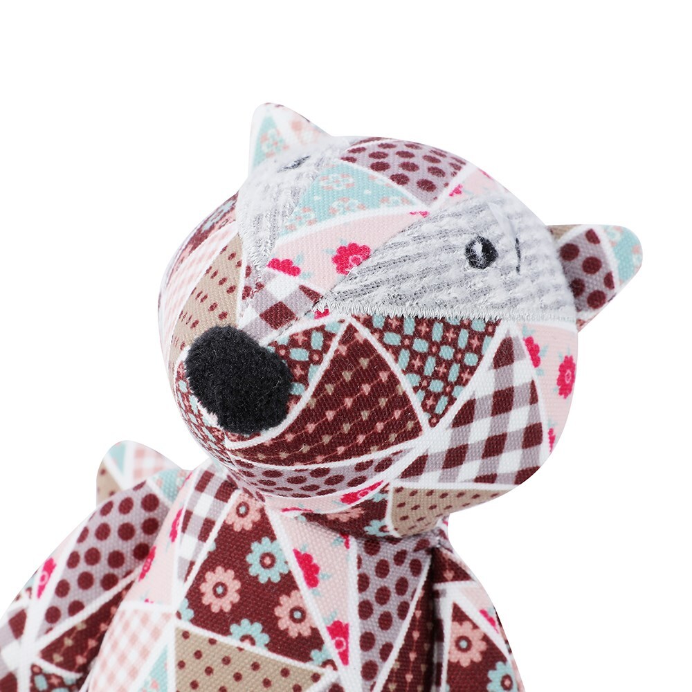 18481-paws-claws-patchy-pals-stitched-up-animals-plush-fox-pet-dog-toy-23x13x8cm