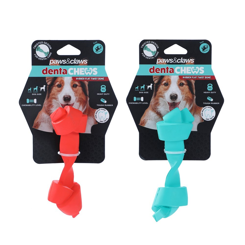 18658-paws-and-claws-13-7x4-6x3-6cm-denta-chews-flat-twist-bone-dog-pet-toy