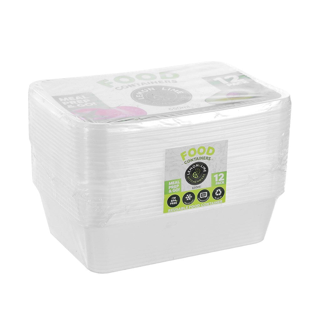 19105-12pc-lemon-lime-reusable-food-container-rectangular-650ml