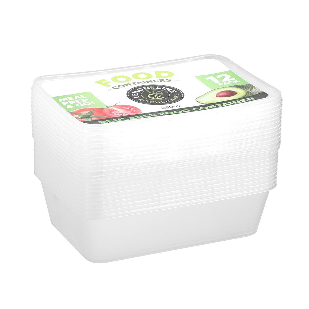 19105-12pc-lemon-lime-reusable-food-container-rectangular-650ml