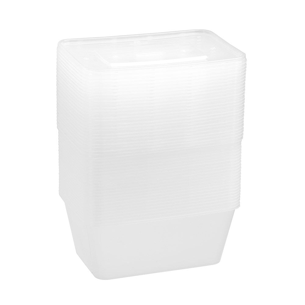 19150-25pk-lemon-lime-reusable-1l-rectangle-food-container-w-lid-clear