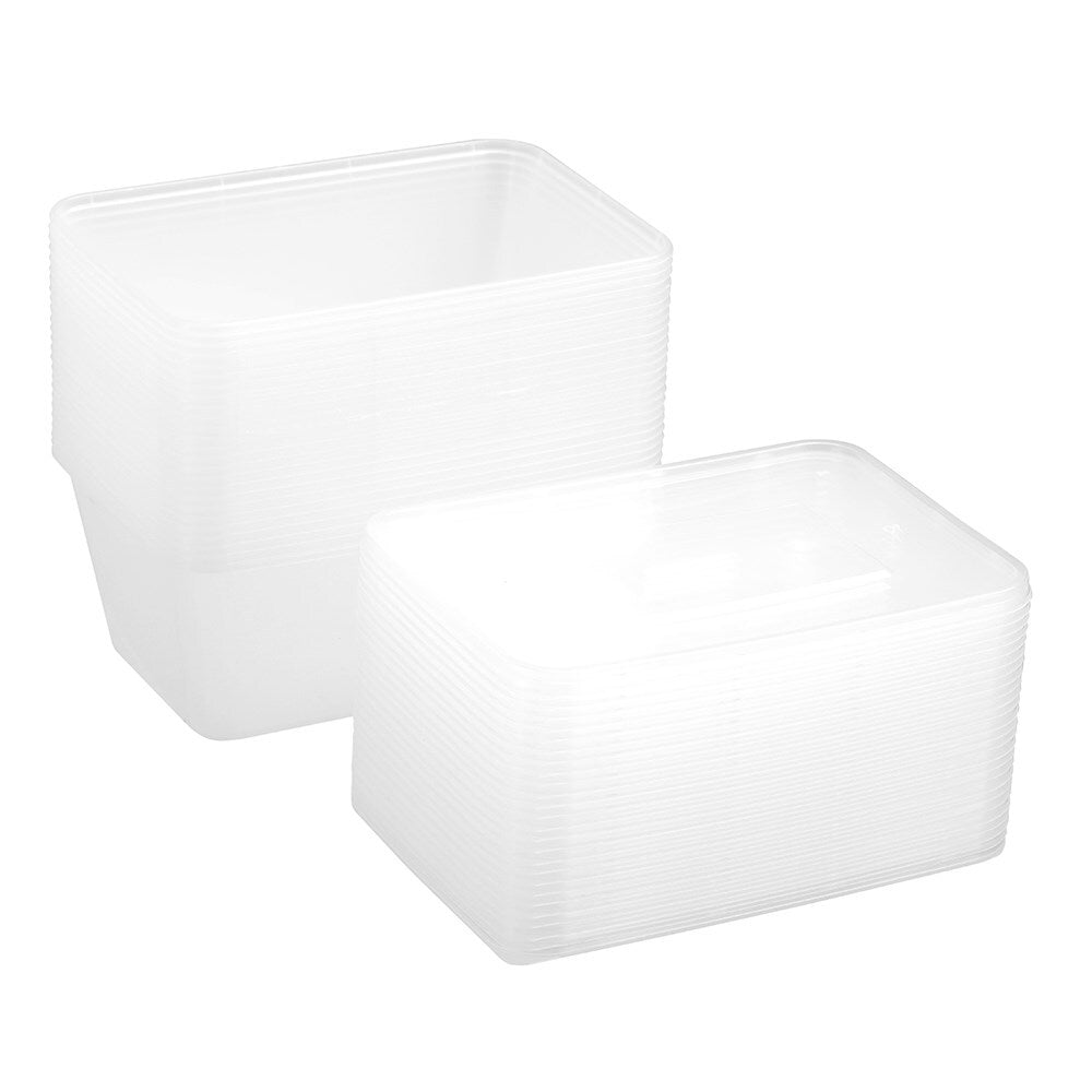 19150-25pk-lemon-lime-reusable-1l-rectangle-food-container-w-lid-clear