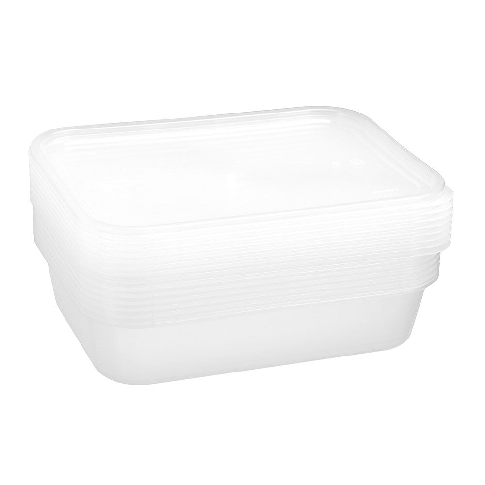 19167-8pk-lemon-lime-reusable-950ml-rectangle-food-container-w-lid-clear