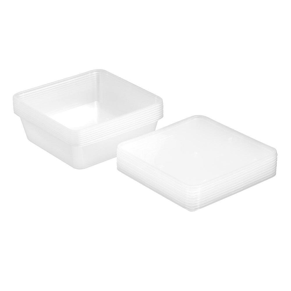 19228-8pk-lemon-lime-950ml-reusable-square-food-container-w-lid-clear