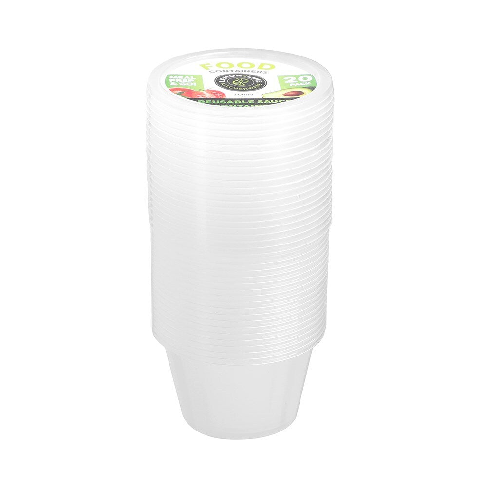 19242-20pk-lemon-lime-round-100ml-reusable-sauce-container-w-lid-clear