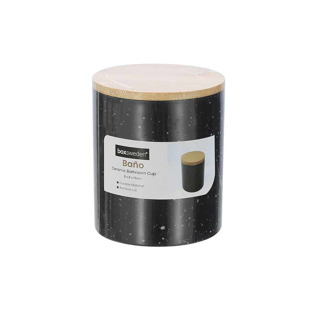 19549-boxsweden-bano-8x10cm-ceramic-bathroom-cup-w-bamboo-lid-black-speckle