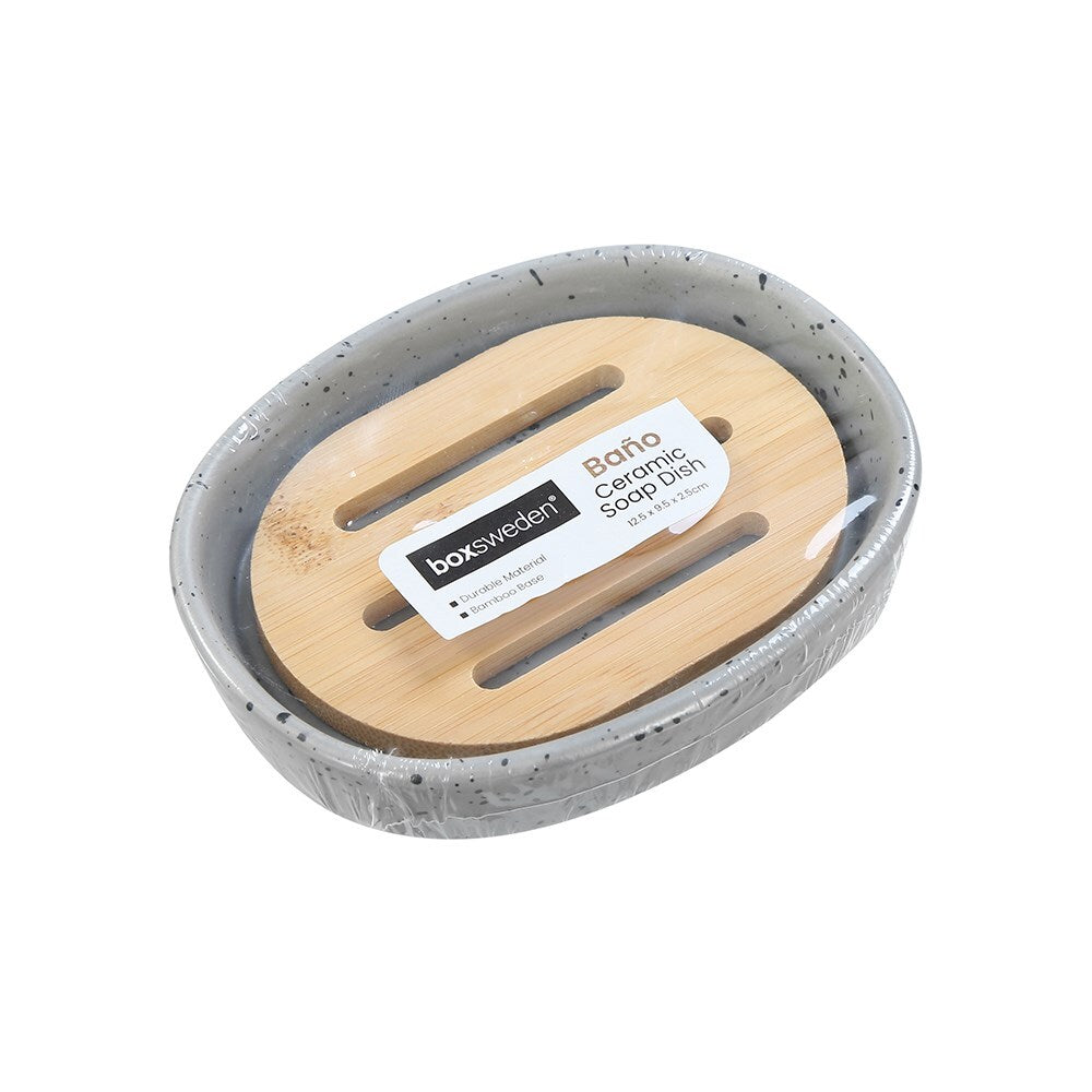 19587-boxsweden-bano-12-5x9-5cm-ceramic-soap-dish-bamboo-base-grey-speckle