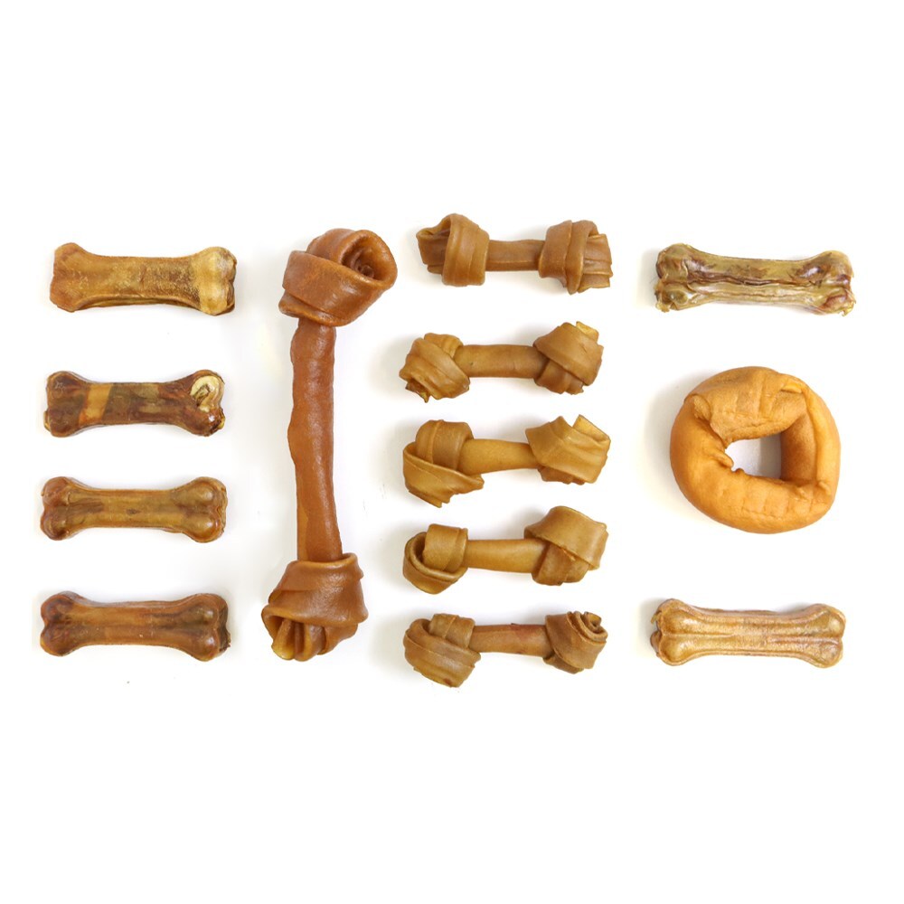 19808-paws-claws-500g-rawhide-chews-multi-pack-dog-treats