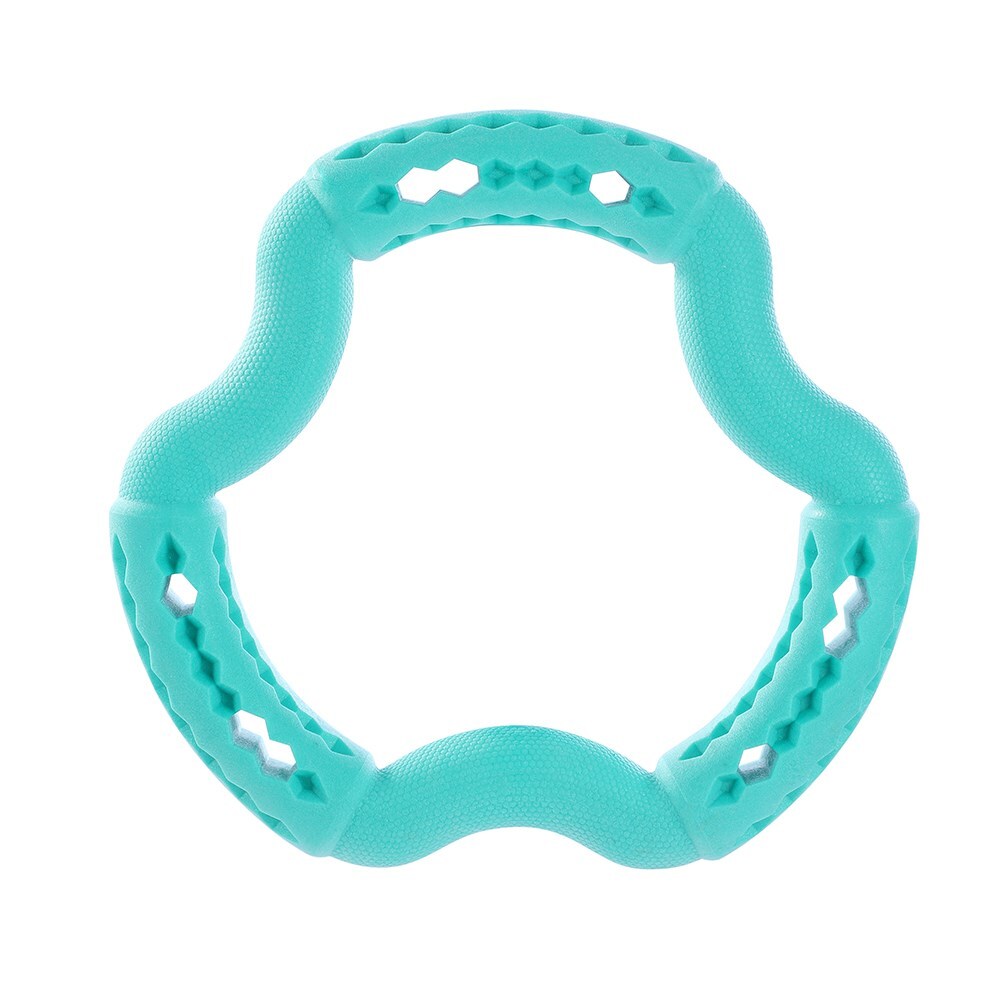 19822-paws-claws-21x21x3-6cm-fetch-n-play-treat-ring-dog-pet-toy-assorted