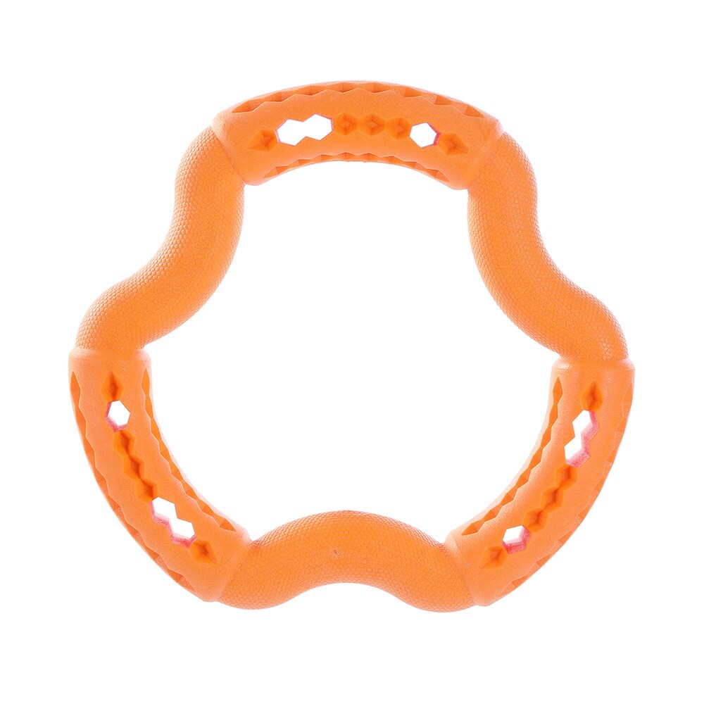 19822-paws-claws-21x21x3-6cm-fetch-n-play-treat-ring-dog-pet-toy-assorted