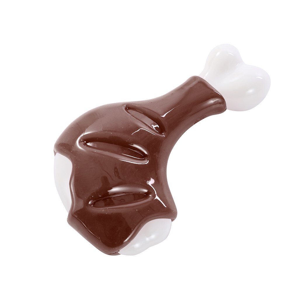19877-paws-claws-12x7x4cm-meat-lovers-flavoured-drumstick-dog-pet-chew-toy-assorted